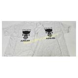 T-shirts - (2) "East Texas Arms", Size XL, Ash