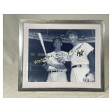 Mickey mantle / JoeDiMaggo 8x10 sigh ed
