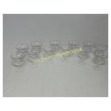 Crystal Champagne Coupes 12pc
