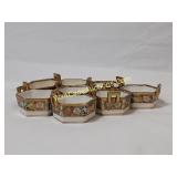 Nippon Hand-painted Porcelain Lot of 6 pc