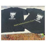 T-shirts - (2) "East Texas Arms", Size XL, Black