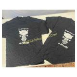 T-shirts - (2) "East Texas Arms", Size XL, Black