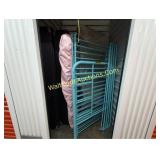 METAL BUNKBED FRAME WITH MATTRESSES