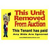 All Units Paid Up For This Auction