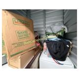 WASHER, DRYER, BOXES