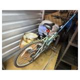 BICYCLE, BOXES, SHELF