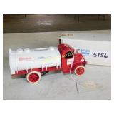 Carnation Tanker Locking Coin Bank Die Cast Made