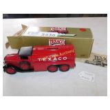 Texaco 1930 Diamond T Fuel Tanker - Die Cast Bank