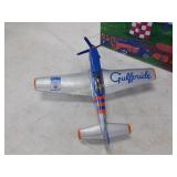 Gulf Collector Series Airplane Coin Bank Die Cast