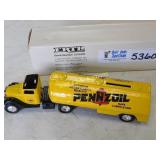 Pennzoil - Truck with Tanker Trailer - Die Cast