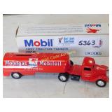 Mobil - 1937 Tractor Tanker - Die Cast Bank - By