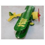 John Deere Vintage Air Plane Coin Bank Made By