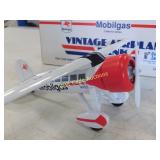 Mobilgas Vintage Airplane Coin Bank Die Cast