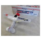 Mobilgas Vintage Airplane Coin Bank Die Cast