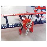 Mobil Stearman Biplane Coin Bank Die Cast Limited