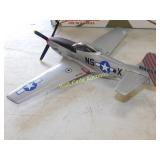 P-51D Mustang Airplane Coin Bank Die Cast Limited