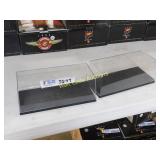 Clear Display Cases - Lot of 2 - 9 3/4x4 1/4x3