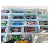 Miniature Collectable Cars in Portable Showcase