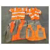 Hunting and Safety Vests - Mixed Lot - 4 pcs. -