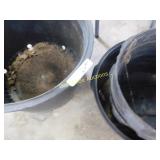 Flower Pots - Plastic Tarracotta Color Lot of 7
