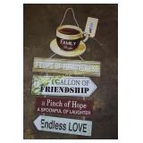 Family recipe wall decor approximately 27"