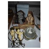 Home decor lot - Candle holders,  Elephant,