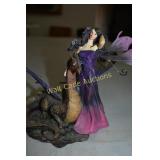 Night Fairy  with Dragon and Detachable Metal