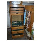 Jewelry Box Wooden with Jewelry approximately