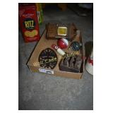 Vintage Lot- Metal Stamps, Vintage Iron Rest,