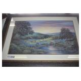 Framed Art approximately 35"x25"