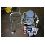 Medical Supply lot- Walker, NEW Potty Chair,