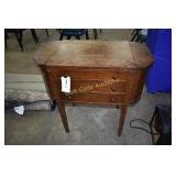 Sewing Machine Antique White Rotary in Case with