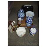 Glassware and Home decor lot of 8