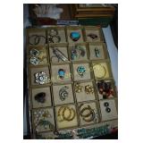 Costume Jewelry Mix lot Rings, Earrings and
