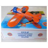 Gulf Airplane Bank - Number Two - Die Cast Bank