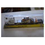 Die Cast John Deere semi with wheel loader by the
