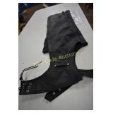 Leather Chaps Size XS Genuine Leather Brand