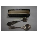 United States Navy Spoon and Vintage Christmas