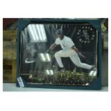 Frank Thomas framed art approximately 16"x20"