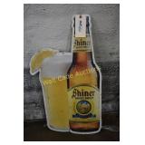 Shiner Honey Wheat tin sign approximately 30"x18"