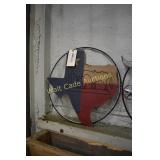 Texas Star wall art approximately 19"x20"
