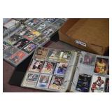 Basketball, Football cards 3 Binders full