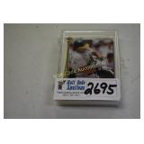 Baseball cards in Case Upper Deck