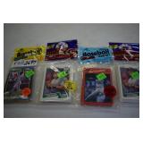 Baseball card packs unopened set of 4 packs