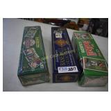 Baseball and Football Cards sets of 3 Toops,