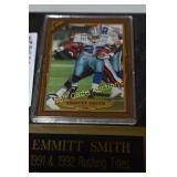 Emmit Smith Collectors Plaque with Card