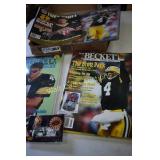 Brett Favre Pinnacle Collectors Card and Magazine