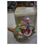 Cherished Teddies Tea Pot approximately  8"