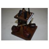 Pipes with holder set of 4