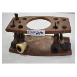 Pipes with holder set of 5